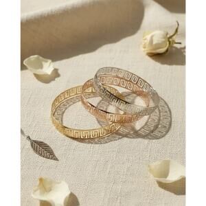 Golden Time Weekly Three-Tone Greco-Italian – Gold Plated in Three Tones of...